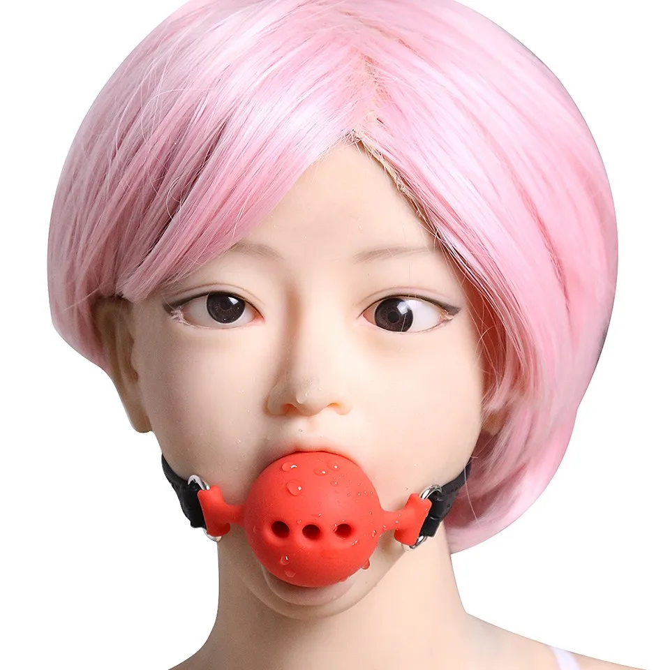 Soft Silicone Gag Ball BDSM Oral Bondage Gear Fetish Open Mouth Breathable Sex Toys For Couples Cosplay Slave Exotic Accessories