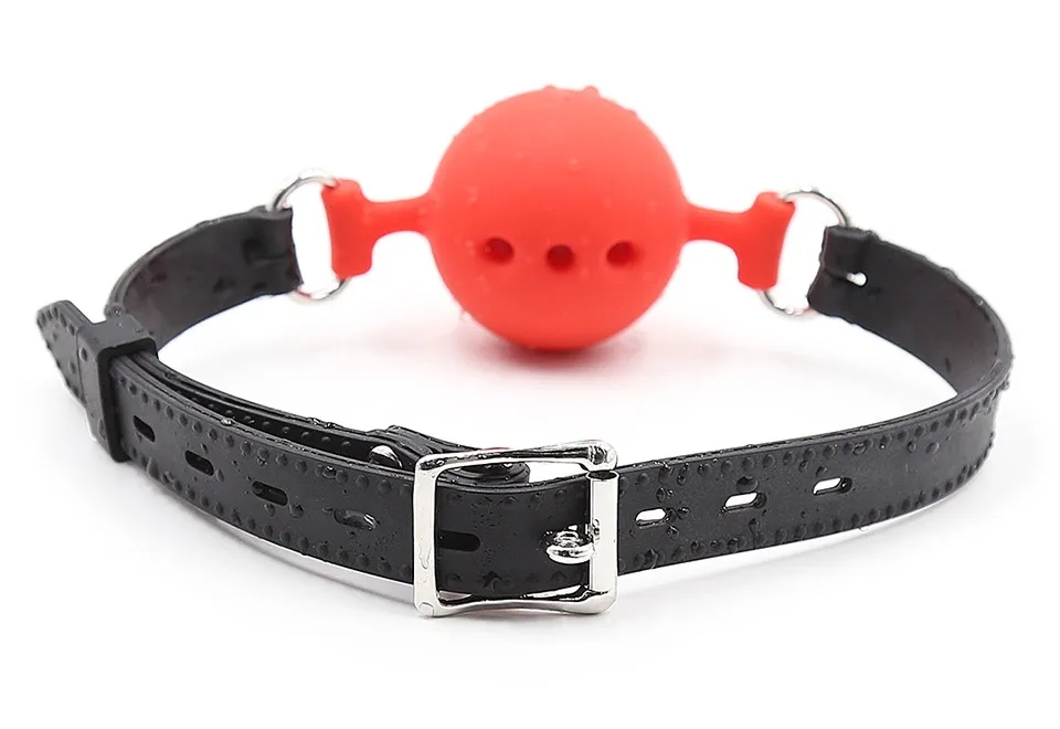 Soft Silicone Gag Ball BDSM Oral Bondage Gear Fetish Open Mouth Breathable Sex Toys For Couples Cosplay Slave Exotic Accessories