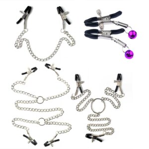 Metal Breast Nipples Clamps Clitoris Labium Clips Bondage Slave Restraints Adult Games Sex Toys For Women Couples Flirting