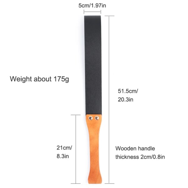 Black Flogger Leather Bdsm Whip Wooden Handle Spanking Paddle Slave Adult Sex Toys for Womans Bondage Restraints Whips Sex Shop