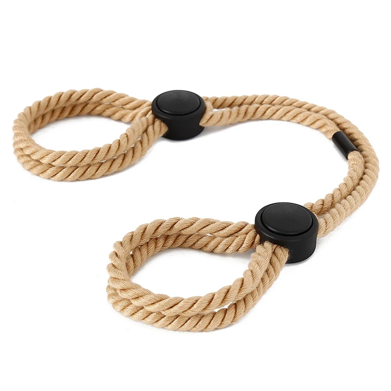 Adjustable Cotton Rope Handcuffs Sexi Fetish Hand Wrist Bdsm Binding Toys Sexy Sm Restraints Sex Bondage Slave Cuffs Adult Game