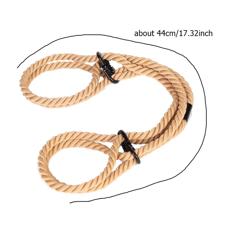 Adjustable Cotton Rope Handcuffs Sexi Fetish Hand Wrist Bdsm Binding Toys Sexy Sm Restraints Sex Bondage Slave Cuffs Adult Game