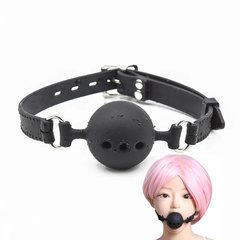 3 Sizes Soft Safety Silicone Open Mouth Gag Ball Bdsm Bondage Slave Ball Gag Erotic Sex Toys For Woman Couples Adult Sex Games 3 Sizes Soft Safety Silicone Open Mouth Gag Ball Bdsm Bondage Slave Ball Gag Erotic Sex Toys For Woman Couples Adult Sex Games
