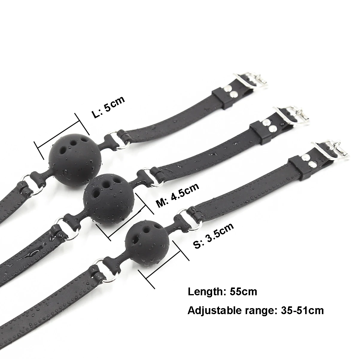 3 Sizes Soft Safety Silicone Open Mouth Gag Ball Bdsm Bondage Slave Ball Gag Erotic Sex Toys For Woman Couples Adult Sex Games 3 Sizes Soft Safety Silicone Open Mouth Gag Ball Bdsm Bondage Slave Ball Gag Erotic Sex Toys For Woman Couples Adult Sex Games