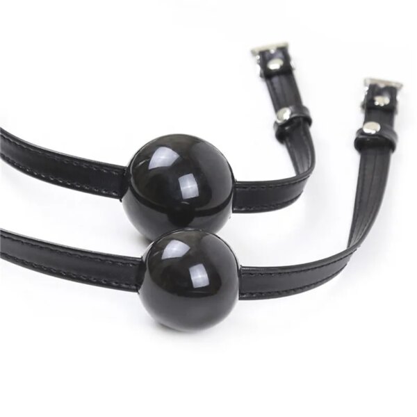 2 Sizes Soft Safety Silicone Open Mouth Gag Ball Bondage Restraints Adult Slave Roleplay Game Sex Toys For Women