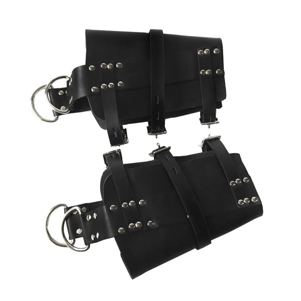 Suspension Hand Foot Bundle Bondage Slave Bdsm Adjustable Ankle Cuffs dults Sex Games Leather Bdsm Sex Tools Flirt For Couples