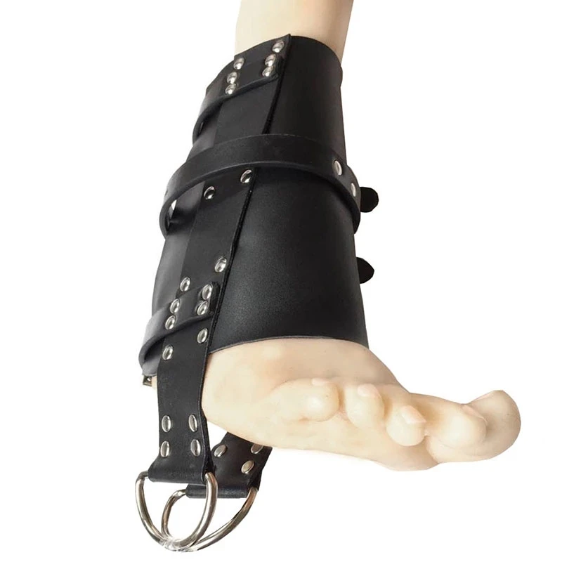 Suspension Hand Foot Bundle Bondage Slave Bdsm Adjustable Ankle Cuffs dults Sex Games Leather Bdsm Sex Tools Flirt For Couples