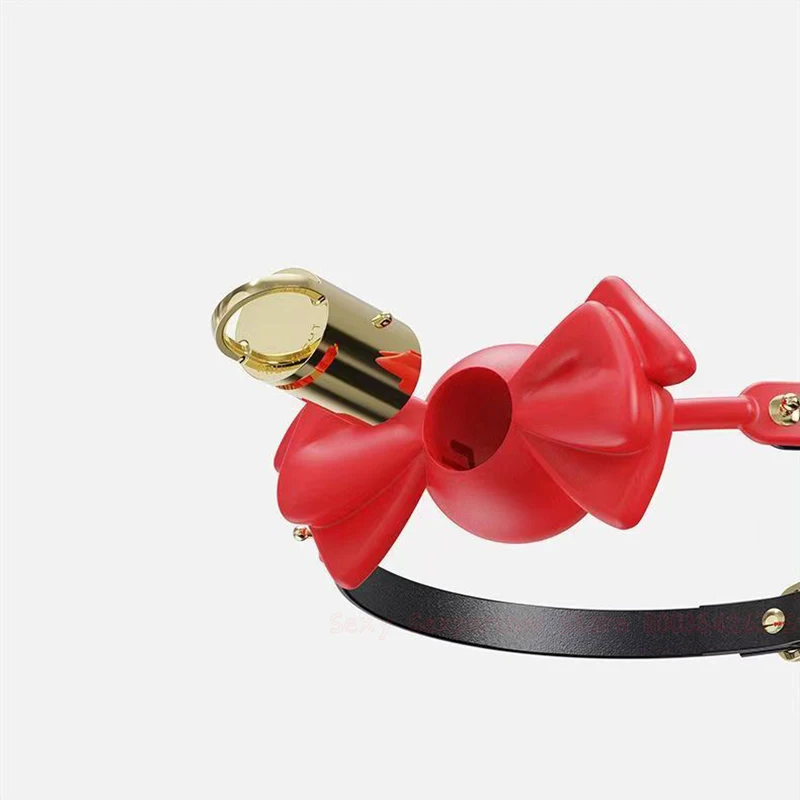 Bondage Deep Throat Mouth Plug Leather Adjusting Mouth Ball Simulation Dildo Bdsm Mouth Gag Sex Toys Flirt Sex Tools For Female