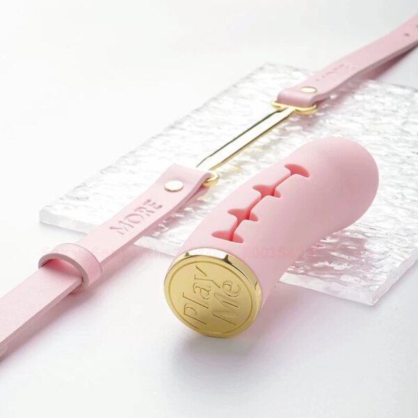Bondage Deep Throat Mouth Plug Leather Adjusting Mouth Ball Simulation Dildo Bdsm Mouth Gag Sex Toys Flirt Sex Tools For Female