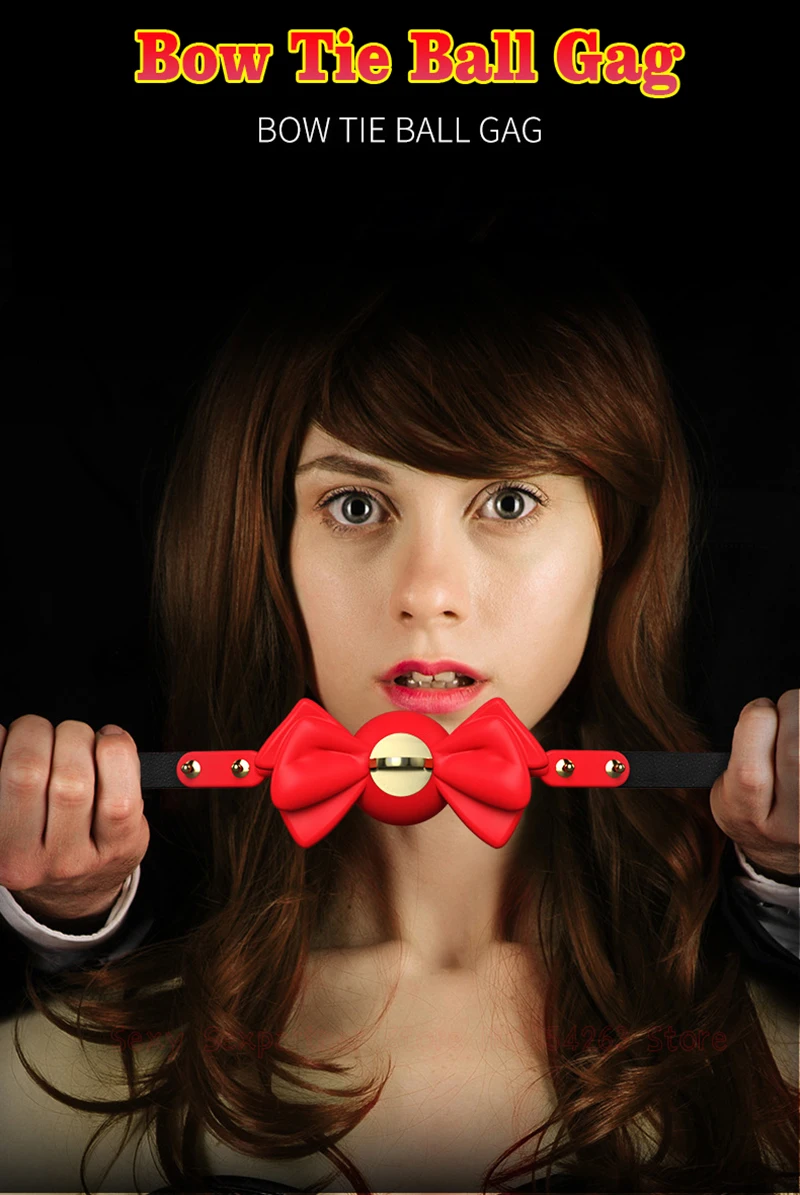 Bondage Deep Throat Mouth Plug Leather Adjusting Mouth Ball Simulation Dildo Bdsm Mouth Gag Sex Toys Flirt Sex Tools For Female