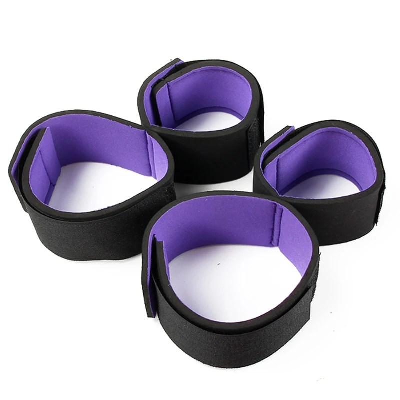 BDSM Bondage Kit Restraints Fetish Erotic Sex Toys For Couples Women Bandage Bed Slave Collars Handcuffs Open Adult Games Shop