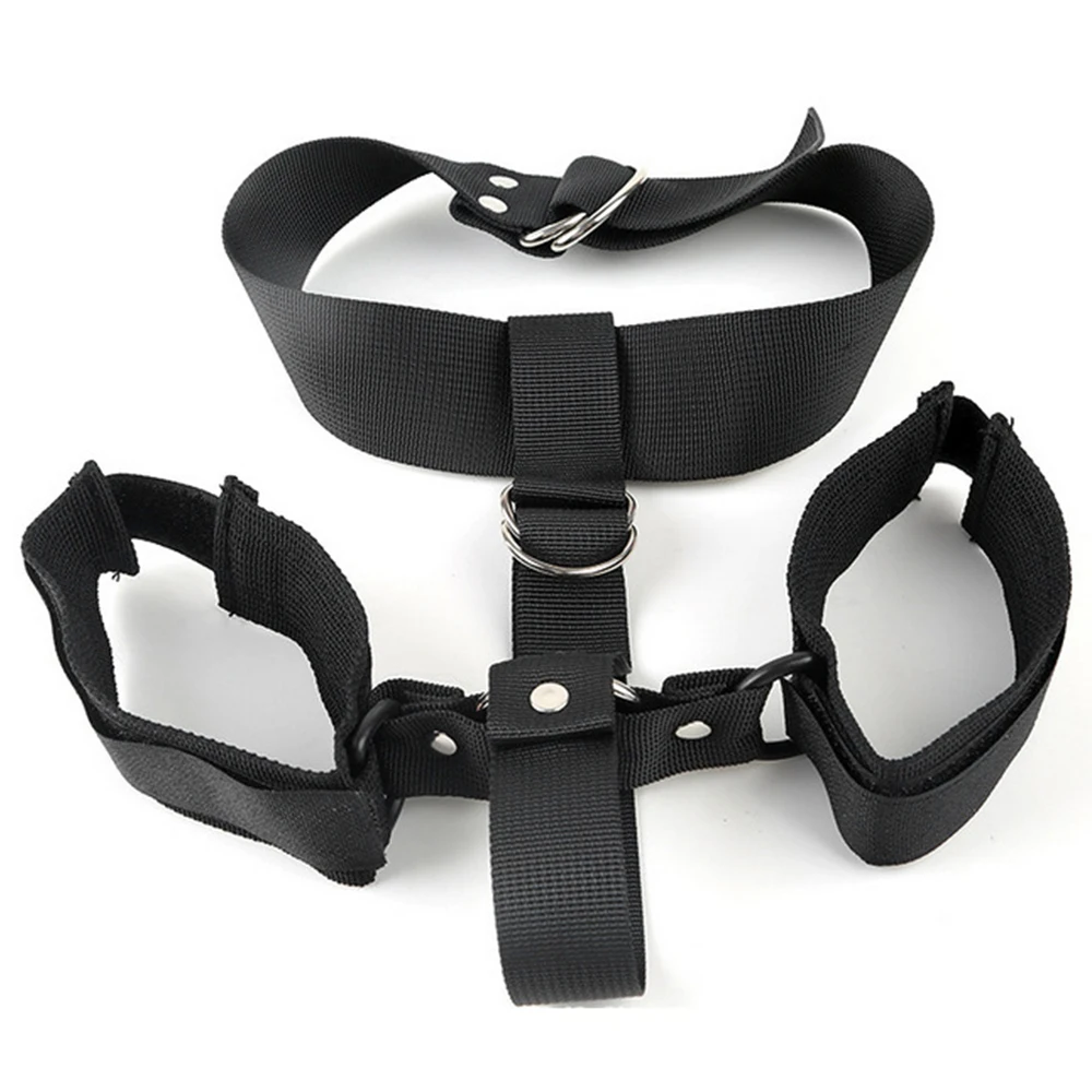 BDSM Bondage Kit Restraints Fetish Erotic Sex Toys For Couples Women Bandage Bed Slave Collars Handcuffs Open Adult Games Shop