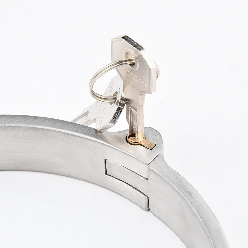 New 304 Stainless Steel Collar Choker BDSM Bondage Choking Neck Collar Fetish Slave Restraints Adult Game Sex Shop For Couples New 304 Stainless Steel Collar Choker BDSM Bondage Choking Neck Collar Fetish Slave Restraints Adult Game Sex Shop For Couples