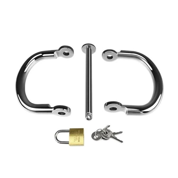 Audlt Games Restraints BDSM Metal Handcuffs with Keys Sex Toys for Couples Ankle Cuff Bondage Bracelet Erotic Cosplay Sexshop