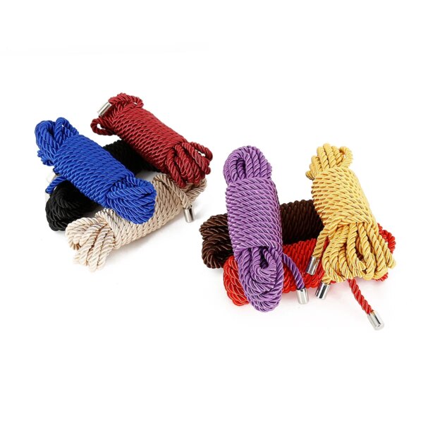 5M 10M Silk Restraints Adult Games Flogger Sexy Binding Rope for Women Couples Bdsm Bondage Shibari Flirting Erotic Accessories