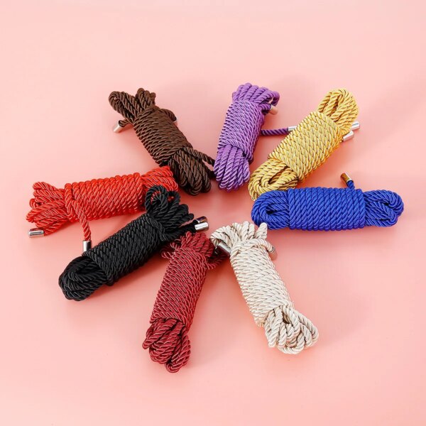 5M 10M Silk Restraints Adult Games Flogger Sexy Binding Rope for Women Couples Bdsm Bondage Shibari Flirting Erotic Accessories