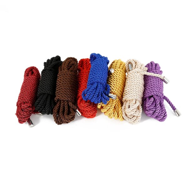5M 10M Silk Restraints Adult Games Flogger Sexy Binding Rope for Women Couples Bdsm Bondage Shibari Flirting Erotic Accessories