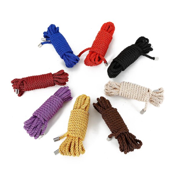 5M 10M Silk Restraints Adult Games Flogger Sexy Binding Rope for Women Couples Bdsm Bondage Shibari Flirting Erotic Accessories