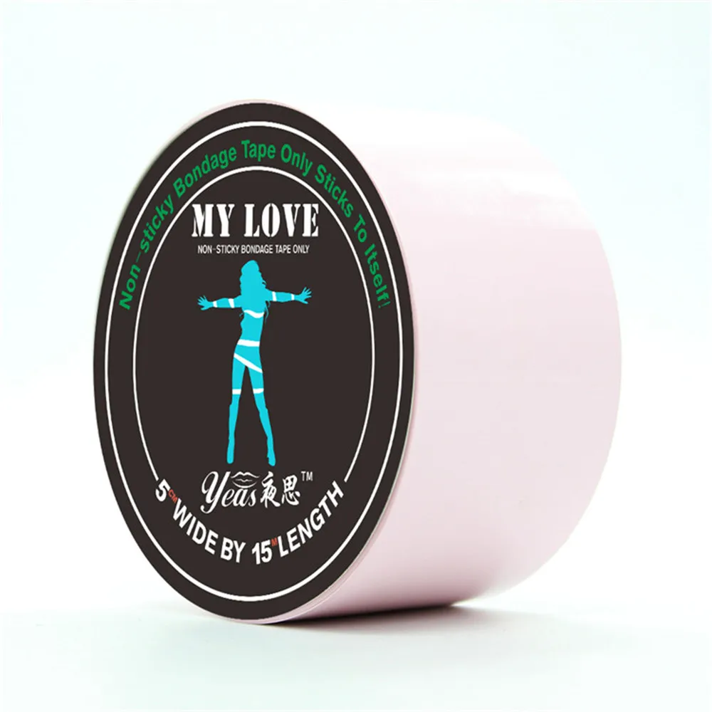 BDSM Static Bondage Restraints Electrostatic No Glue Adhesive Tape Adsorption Alternative Tied Roleplay Adult Erotic Sex Toys