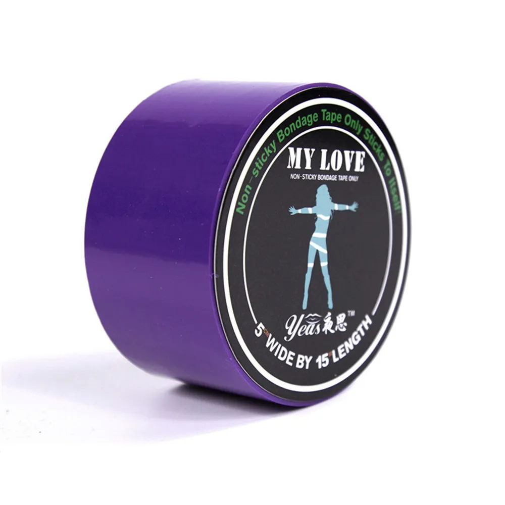 BDSM Static Bondage Restraints Electrostatic No Glue Adhesive Tape Adsorption Alternative Tied Roleplay Adult Erotic Sex Toys