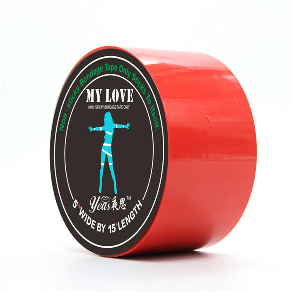 BDSM Static Bondage Restraints Electrostatic No Glue Adhesive Tape Adsorption Alternative Tied Roleplay Adult Erotic Sex Toys