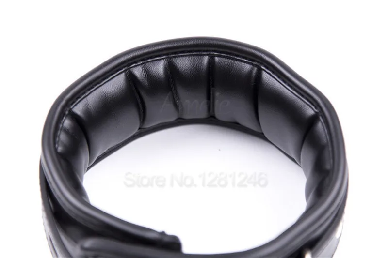 BDSM Leather Dog Collar Slave Bondage Belt With Chains Can Lockable, Fetish Erotic Sex Products Adult Toys For Woman Men Couples