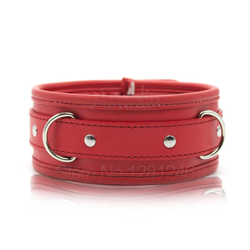 BDSM Leather Dog Collar Slave Bondage Belt With Chains Can Lockable, Fetish Erotic Sex Products Adult Toys For Woman Men Couples