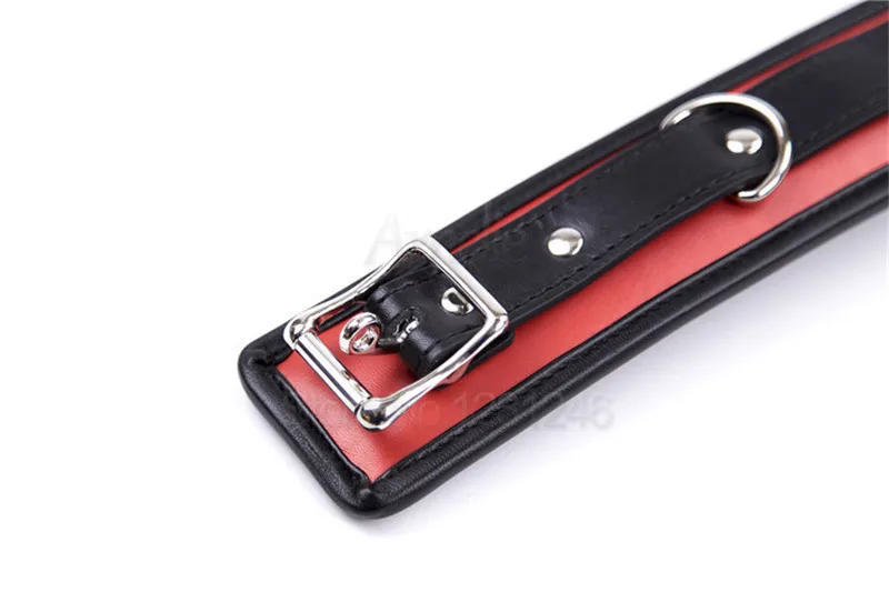 BDSM Leather Dog Collar Slave Bondage Belt With Chains Can Lockable, Fetish Erotic Sex Products Adult Toys For Woman Men Couples