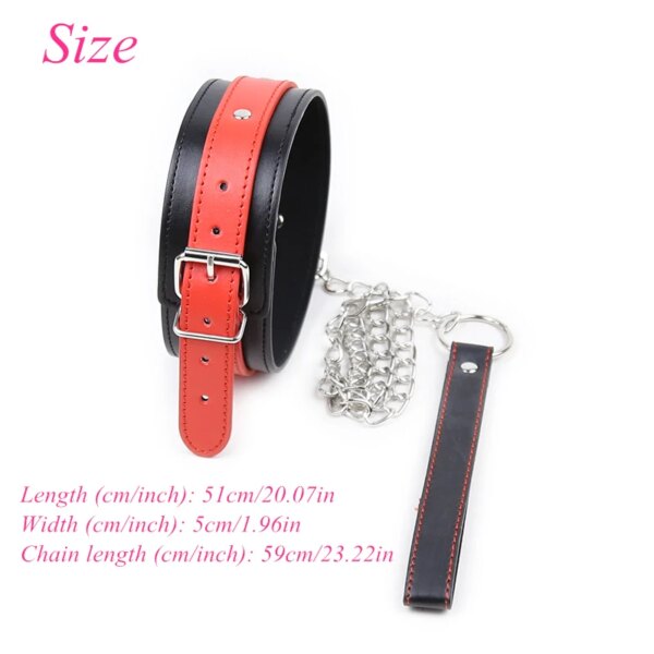 Bdsm Bondage Restraints Collar Adult Games Flogger Bondage Restraint Neck Cuffs Fetish Collar Erotic Sex Toys for Women Men