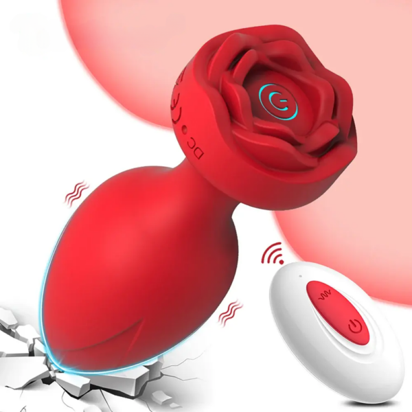 Rose Anal Vibrator For Women Dildo Butt Plug G spot Stimulator Wearable Vibrator For Men Prostate Massager Anal Beads Adult Toys