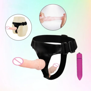 Double Penis Dual Ended Strapon Ultra Elastic Harness Belt Strap On Dildo Adult Sex Toys for Woman Couples Anal Dildos Vibrator