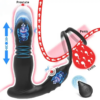 Male Prostate Massage Telescoping Vibration Wireless 10 Modes Silicone Anal Butt Plug Vibrator Sex Toys For Men Masturbation