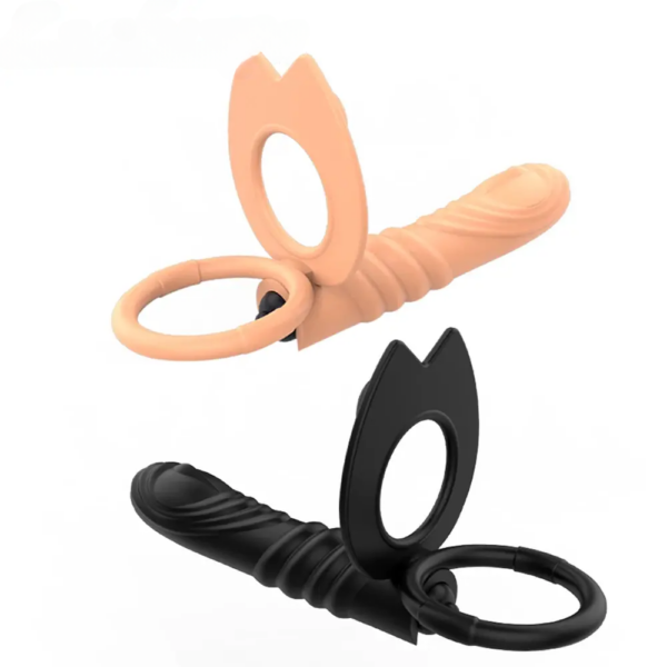 10 Frequency Double Penetration Anal Plug Dildo Vibrator Butt Plug Strap On Penis Vagina Vibrator Adult Sex Toys For Men Couples