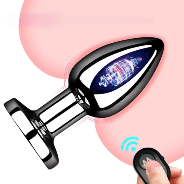 Metal Anal Vibrators Butt Plug Vibrator Wireless Remote Male Prostate Massager Adult Sex Toys for Men Woman Gay Erotic Toys