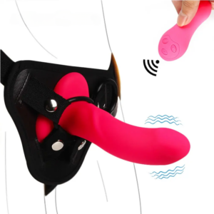 Sex Vibrator For Lesbian Didlo Strap On Harness  Vibrating Panties for Woman Sex Bondage Dildo Penis Sex Belt Adult Sex Vibrator