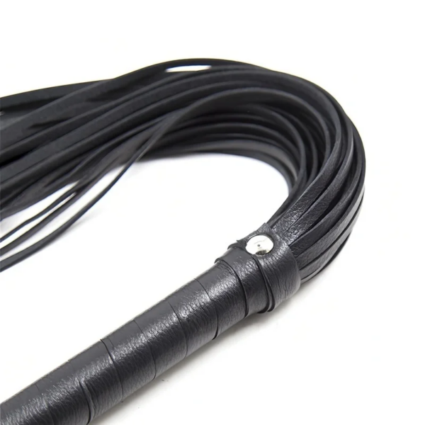 Erotic black and red leather tassel whip sm bondage couple toys sex supplies
