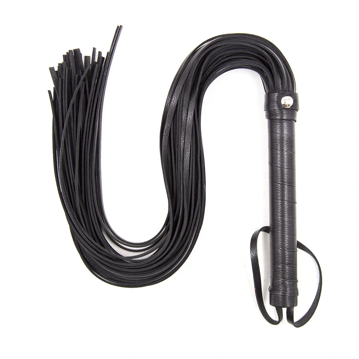Erotic black and red leather tassel whip sm bondage couple toys sex supplies Erotic black and red leather tassel whip sm bondage couple toys sex supplies