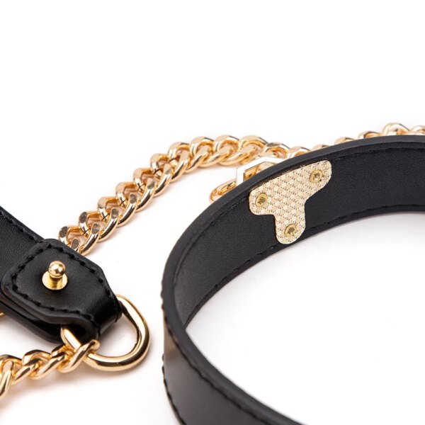 Slave Bed Bondage Collar Genuine leather Neck Restraint with Leash BDSM Erotic Sex Toys For Women Couples Adult Games