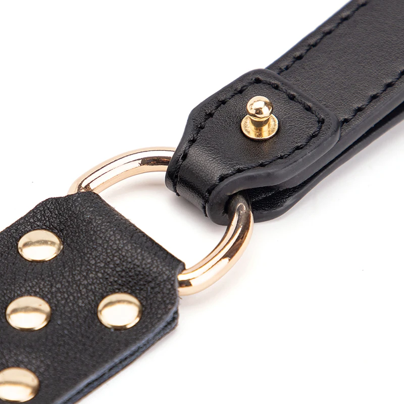 BLACKWOLF Slave Bed Bondage Collar Genuine leather Neck Restraint with Leash BDSM Erotic Sex Toys For Women Couples Adult Games BLACKWOLF Slave Bed Bondage Collar Genuine leather Neck Restraint with Leash BDSM Erotic Sex Toys For Women Couples Adult Games