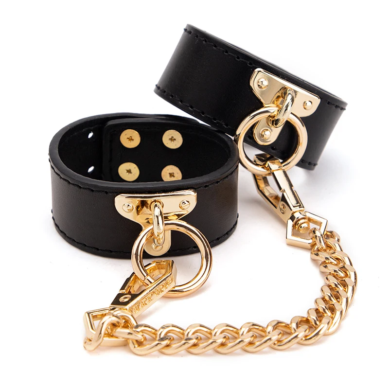BLACKWOLF Slave Bed Bondage Collar Genuine leather Neck Restraint with Leash BDSM Erotic Sex Toys For Women Couples Adult Games BLACKWOLF Slave Bed Bondage Collar Genuine leather Neck Restraint with Leash BDSM Erotic Sex Toys For Women Couples Adult Games