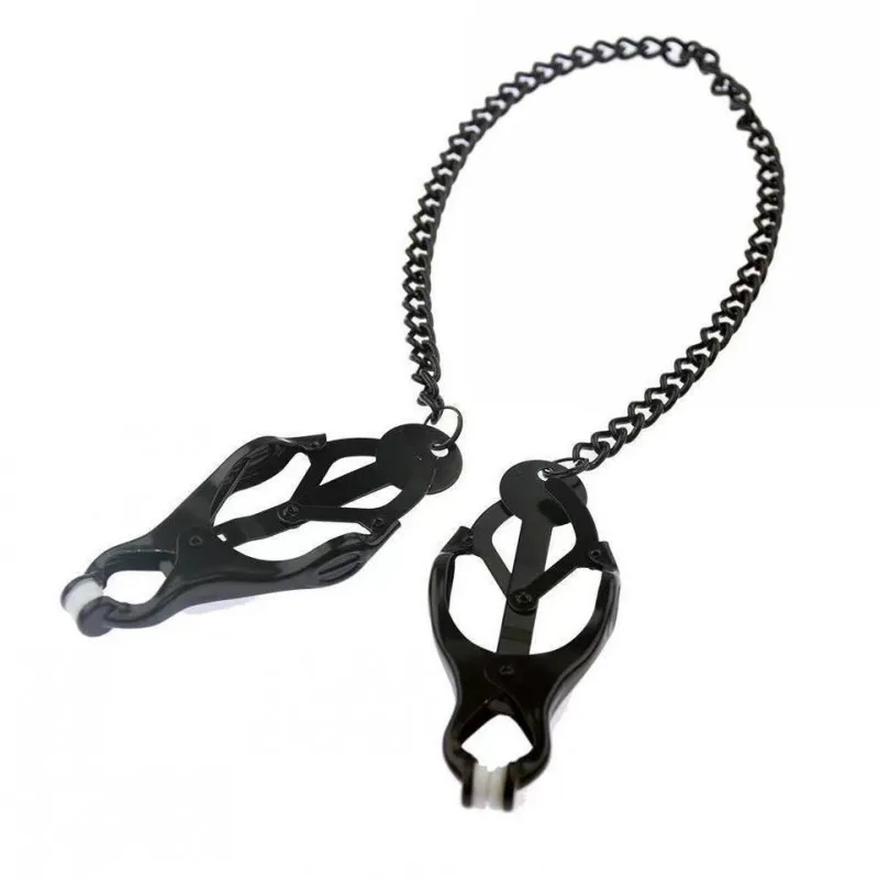 Metal Nipple Clamps Clips with Chain Clitoris Stimulator Steel Nipple Breast Clamps Slave Bondage Flirting Women Sex Toy Metal Nipple Clamps Clips with Chain Clitoris Stimulator Steel Nipple Breast Clamps Slave Bondage Flirting Women Sex Toy