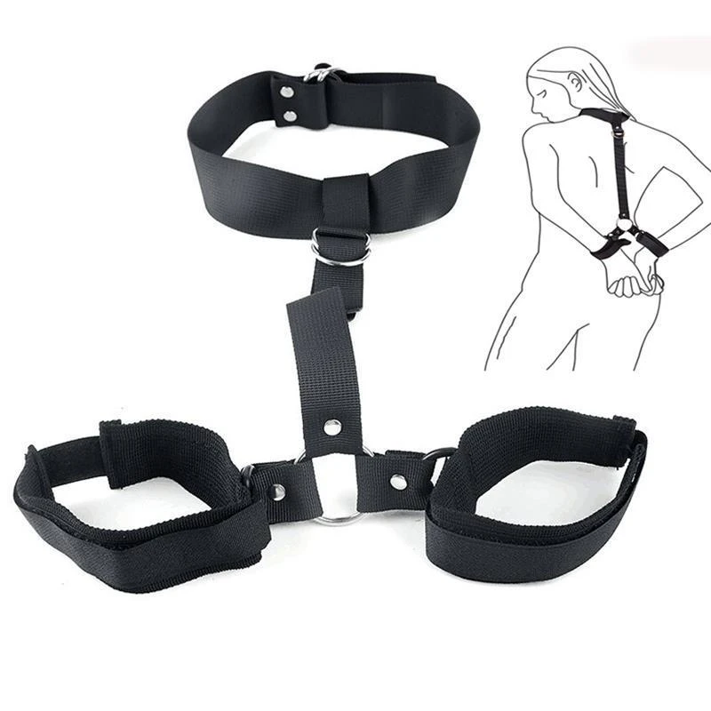 Sex Toys For Woman Handcuffs & Ankle Cuffs Restraints Mouth Gag Adult Games Couples No Vibrator Bdsm Bondage Rope Sex Shop 18+