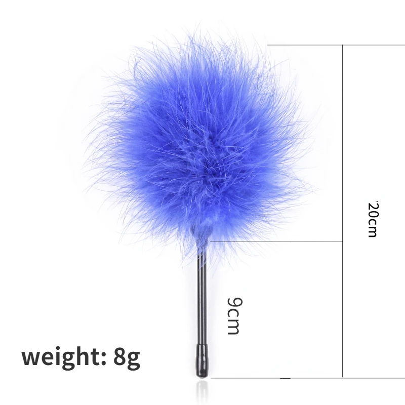20/27cm Sex Whip Flirting Feather Spank Flogger Clit Stimulation SM Cosplay Bondage Slave Erotic Accessory Sex Toys for Couples