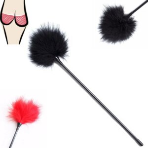 20/27cm Sex Whip Flirting Feather Spank Flogger Clit Stimulation SM Cosplay Bondage Slave Erotic Accessory Sex Toys for Couples