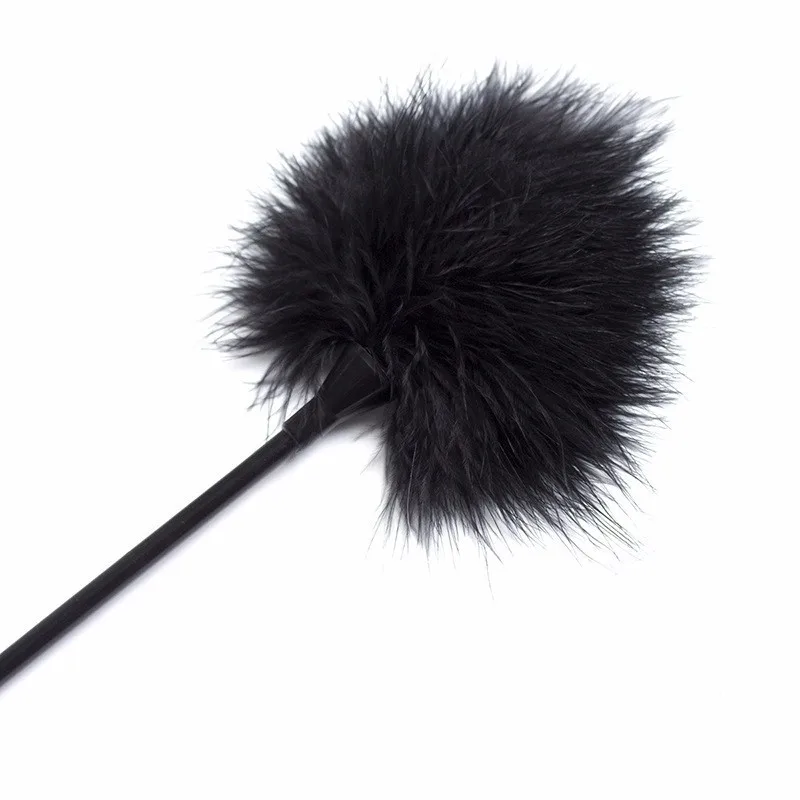 20/27cm Sex Whip Flirting Feather Spank Flogger Clit Stimulation SM Cosplay Bondage Slave Erotic Accessory Sex Toys for Couples