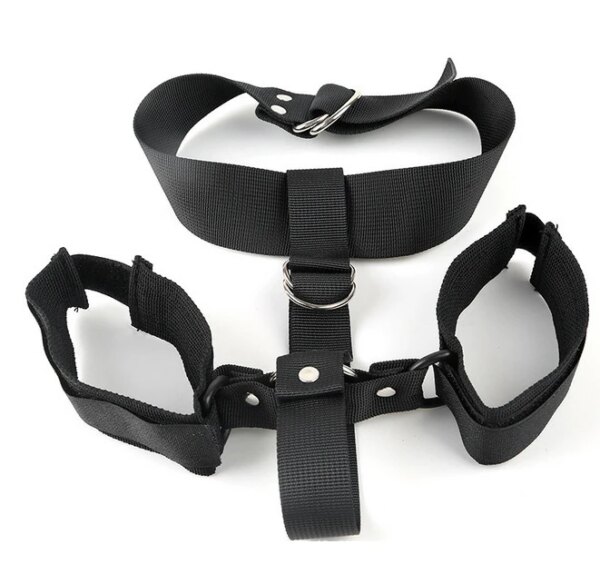 BDSM Bondage Restraints Collar Adult Erotic Games Furniture Sex Toys For Woman Couples Slave Neck Handcuffs Nylon Fetish Shop