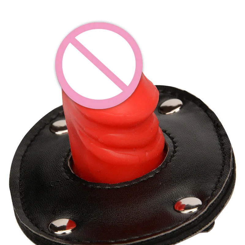 Adult Game Erotic Toys Strap On Penis Open Mouth Oral Dildo Gag Fetish Bdsm Bondage Restraints Play Slave Sex Toys For Couples