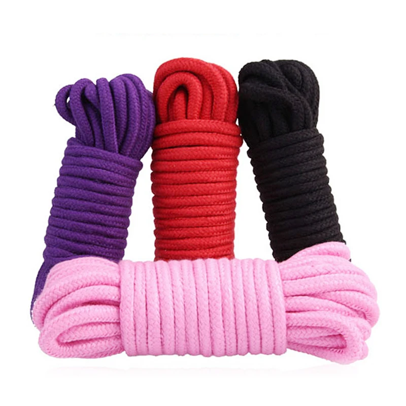 5m/10m/20m Slave BDSM Bondage Rope Cotton Body Harness Binding Ropes Restraint Erotic Roleplay Sex Toys for Couples Adult Games