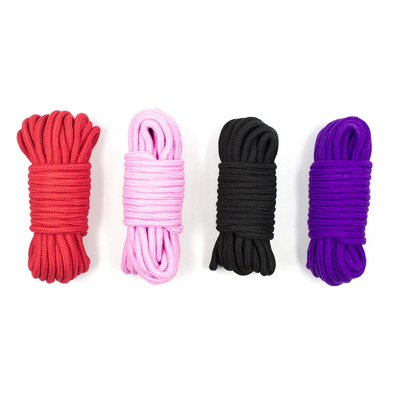 5m/10m/20m Slave BDSM Bondage Rope Cotton Body Harness Binding Ropes Restraint Erotic Roleplay Sex Toys for Couples Adult Games