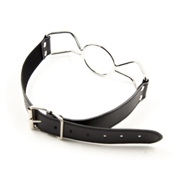 Flirting Ring Gag Open Mouth with O-Ring During Sex Bondage Restraints, Sex Toys Roleplay Adult Erotic Play for Couples